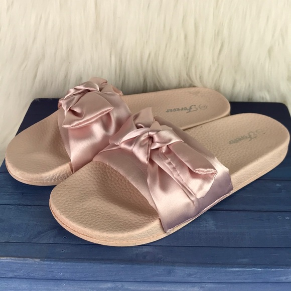 ✅Womens Open Toe Bow Knot Mules Slide Sandals. - Picture 6 of 7